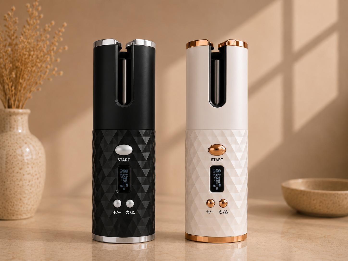 Wireless Automatic Hair Curler