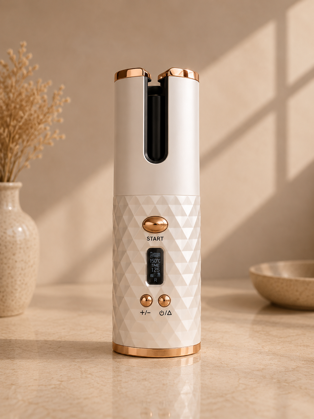 Wireless Automatic Hair Curler